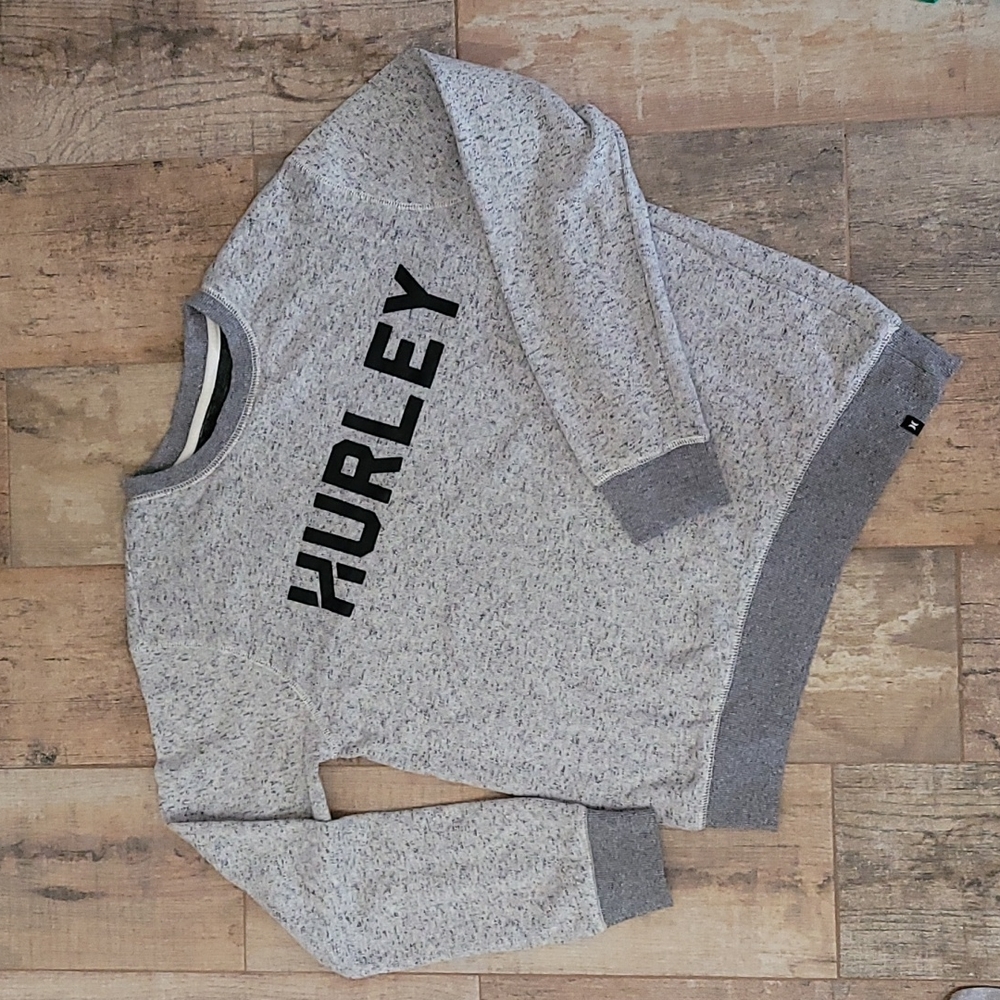 Hurley crewneck light weight sweatshirt size medium grey